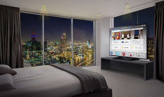 Lựa chọn tivi trong khách sạn dòng HE690 65 inch thương hiệu Samsung